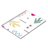 CARNET MODERN ORGANIC SHAPES (Côté gauche)