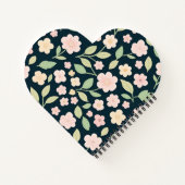 Carnet Modern Pink Wildflowers Pattern (Dos)