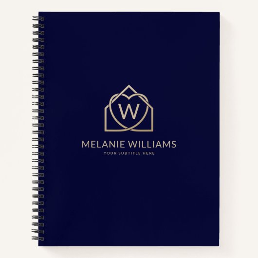 Carnet Modern Real Estate Promotional Realtor Logo (Devant)