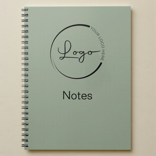 Carnet Modern Sage Green Minimalist Logo Professional