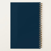 Carnet Modern School Brain Dump List Funny Navy Blue (Verso)