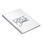 Carnet Modern, simple, cool typography of Free Spirit (Côté Droit)