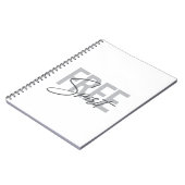 Carnet Modern, simple, cool typography of Free Spirit (Côté gauche)