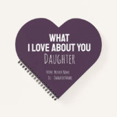 Carnet Modern Simple Daughter Gifts Mother Mom For Her (Devant)