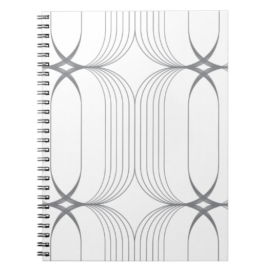 Carnet Modern, simple elegant luxury illustration pattern (Devant)