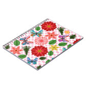 Carnet Modern Spring Garden Butterfly Floral  (Côté gauche)