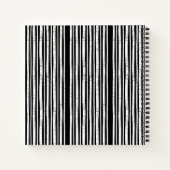 Carnet Modern Vertical Stripes Pattern (Dos)