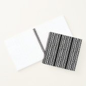Carnet Modern Vertical Stripes Pattern (Intérieur)