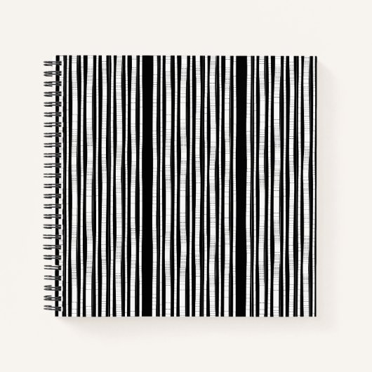 Carnet Modern Vertical Stripes Pattern (Devant)