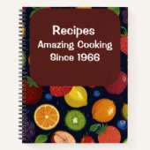 Carnet "Modern Vintage Personalized Recipe Notebook" (Devant)