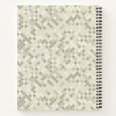 Carnet Modern Yellow & Gray Geometric Professional  (Dos)