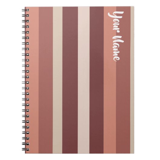 Carnet Moderna Linear | Antique Rose & Cuivre (Devant)