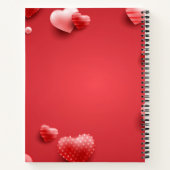 carnet moderne avec coeur (Dos)