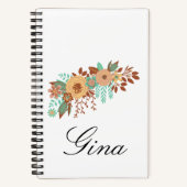 Carnet Moderne Boho Floral (Recto)