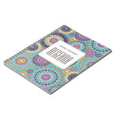Carnet Moderne Chic Cute Trendy Colorful Classe Motif (Côté gauche)