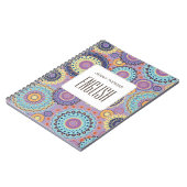 Carnet Moderne Chic Mignon Tendance Motif de Classe (Côté gauche)