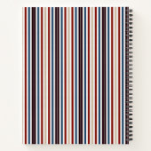 Carnet Moderne Chic rayé (Dos)