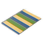 Carnet Moderne Chic Rayé (Côté gauche)