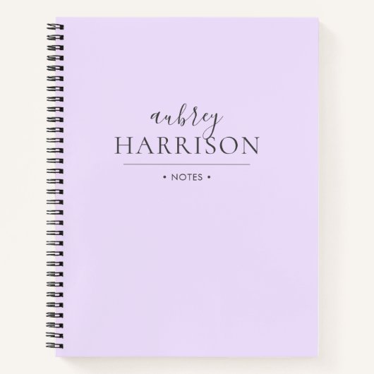 Carnet Moderne Chic Simple (Devant)