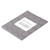 Carnet Moderne Chic Simple Étudiant Matière Rose Clair Gr (Côté gauche)