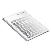 Carnet Moderne Classieux Sujet Modifiable Chimie Blanc (Côté Droit)