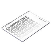 Carnet Moderne Classieux Sujet Modifiable Chimie Blanc (Côté gauche)