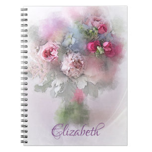 Carnet Moderne Creative Peinture à l'huile Fleurs Élégant