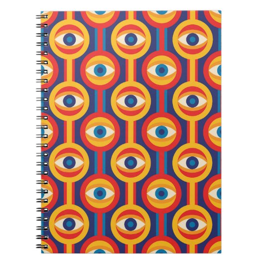 Carnet Moderne du milieu du siècle : géométrique abstrait (Devant)