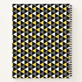 Carnet Moderne Élégant Mignon Damier Coloré (Dos)