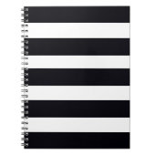 Carnet Moderne Élégant Noir Et Blanc Gratté (Devant)