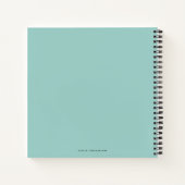 Carnet Moderne Élégant Script Photo Graduation Invité (Dos)