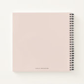 Carnet Moderne Élégant Script Photo Graduation Invité (Dos)