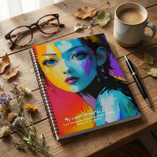 Carnet Moderne féminin girly pour elle, tendance personne