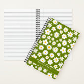 Carnet Moderne Flat Graphic Daisy Green (À l'intérieur)