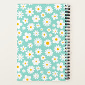 Carnet Moderne Flat Graphic Daisy Robin's Egg Blue (Verso)