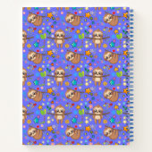 Carnet Moderne Floral mignon Motif | Personnalisable (Dos)