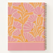 Carnet Moderne Florale Du Milieu Du Siècle | Ajouter Votr (Dos)