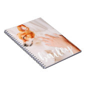 Carnet Moderne Jouer Simple Élégant Chic Photo Pet (Côté Droit)