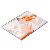 Carnet Moderne Jouer Simple Élégant Chic Photo Pet (Côté gauche)