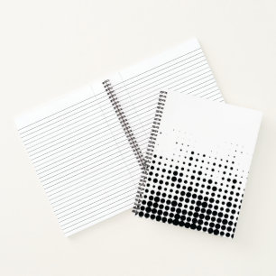 Carnet Moderne, ludique, motif géométrique urbain en cerc