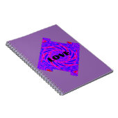 CARNET MODERNE MANDALA COULEUR ROSE (Côté Droit)