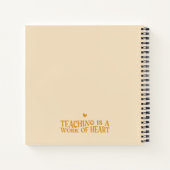 Carnet Moderne minimaliste Boho Sun Appréciation de l'ens (Dos)