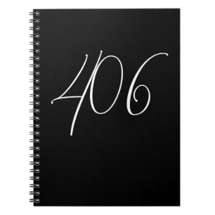 Carnet Moderne minimaliste Montana 406 Noir