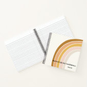 Carnet Moderne minimaliste Motivation Boho Style (Intérieur)