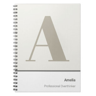 Carnet Moderne Minimaliste Professionnel Audacieux