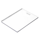 Carnet Moderne Minimaliste Professionnel Simple (Côté gauche)