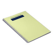Carnet Moderne Minimaliste Simple (Côté Droit)