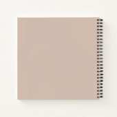 Carnet moderne Monogrammed 3 Photo (Dos)