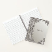 Carnet Moderne Orné d'Argent (Intérieur)