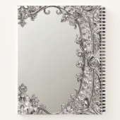 Carnet Moderne Orné d'Argent (Dos)